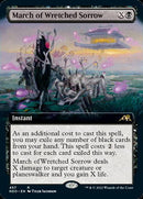 March of Wretched Sorrow (Extended Art) (NEO-457) - Kamigawa: Neon Dynasty: (Extended Art)