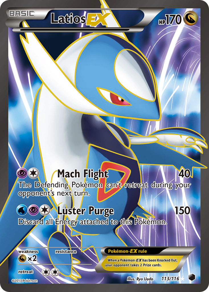 Latios EX (113 Full Art)/116 - Plasma Freeze Holofoil