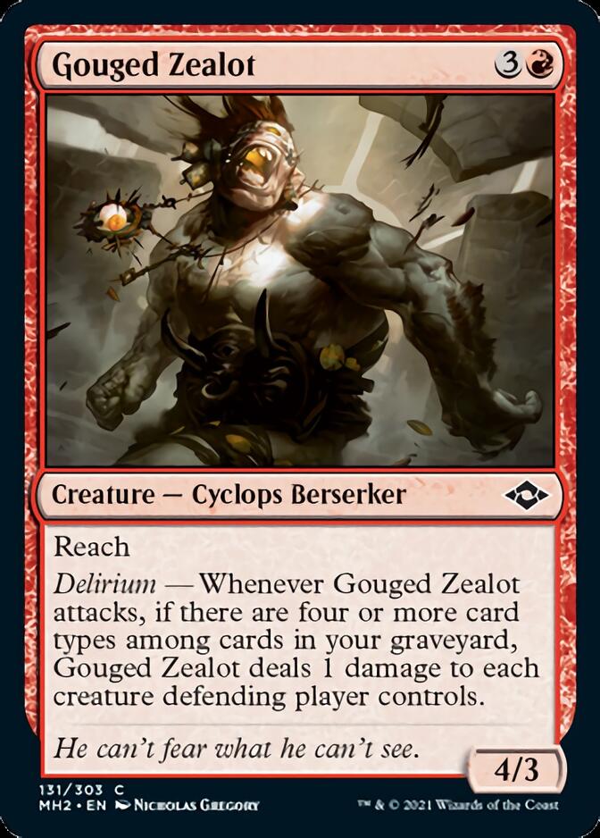 Gouged Zealot (MH2-131) - Modern Horizons 2