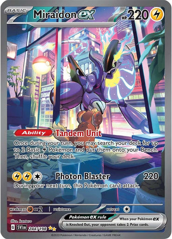 Miraidon ex - 244/198 244 - SV01 Scarlet & Violet Base Set Holofoil
