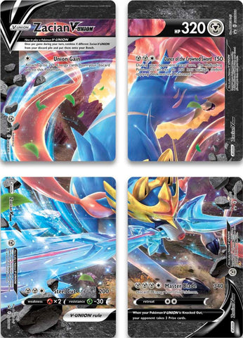 Zacian V-UNION [Set of 4] - SWSH Sword & Shield Promo Cards Holofoil