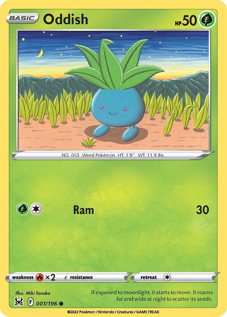 Oddish 1/196 - SWSH11 Lost Origin