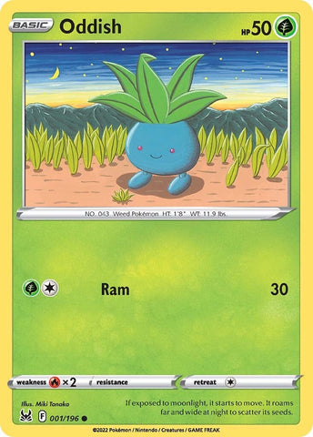 Oddish 1/196 - SWSH11 Lost Origin
