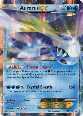Aurorus EX - XY102 (XY Black Star Promos) - Jumbo Cards Holofoil
