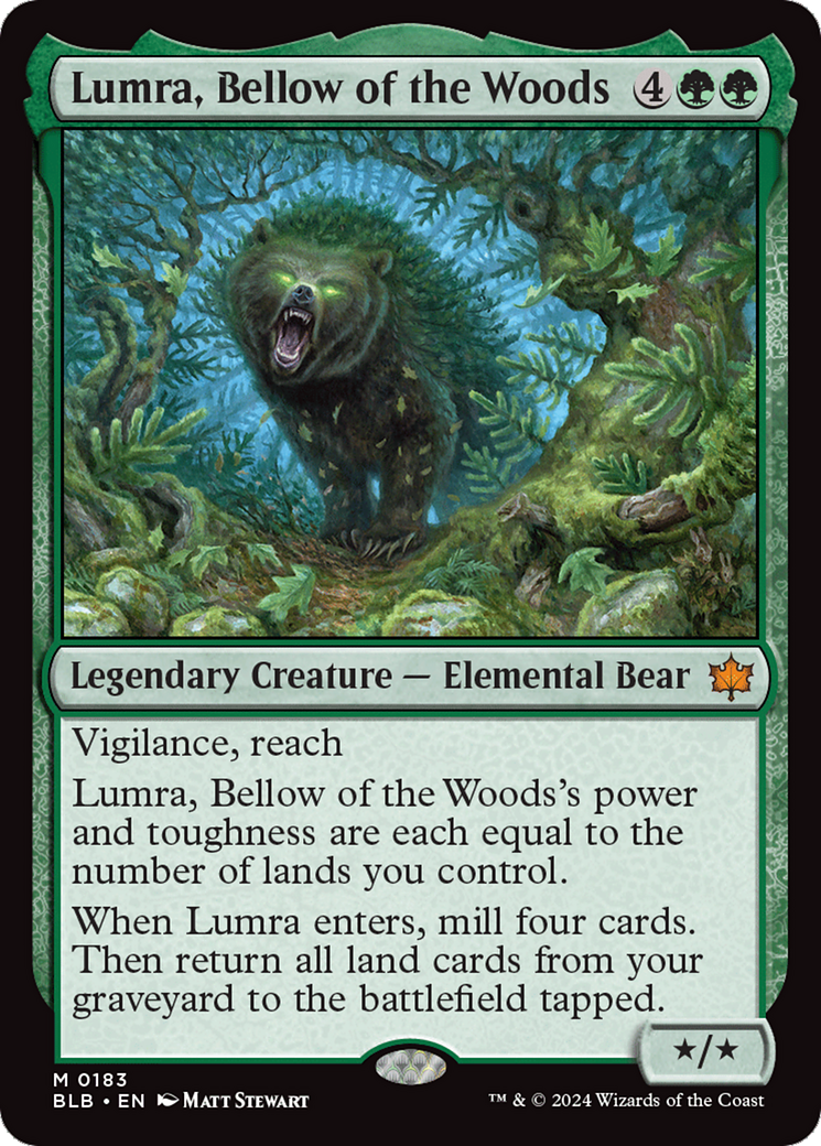 Lumra, Bellow of the Woods (BLB-183) - Bloomburrow