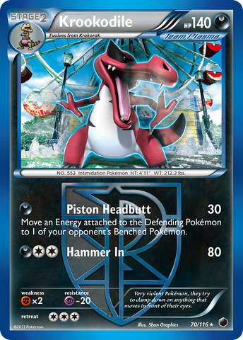 Krookodile (Team Plasma)/116 - Plasma Freeze