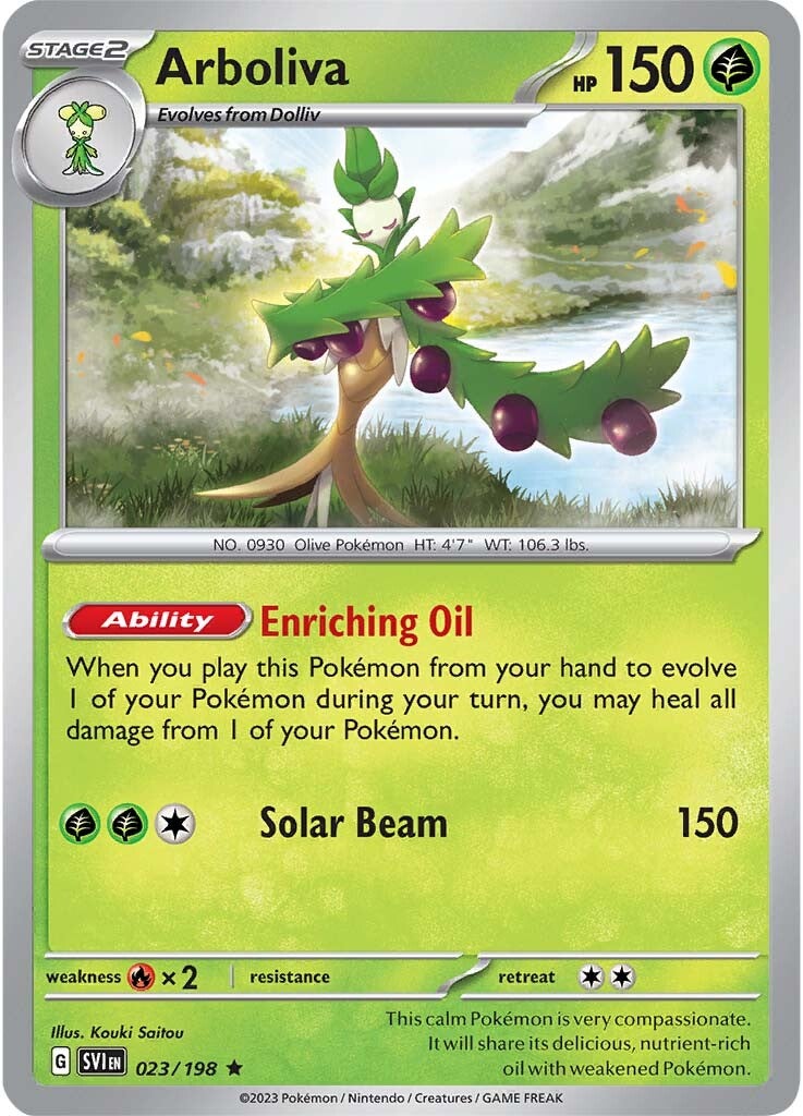 Arboliva 23 - SV01 Scarlet & Violet Base Set Holofoil