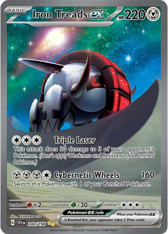 Iron Treads ex - 248/198 248 - SV01 Scarlet & Violet Base Set Holofoil