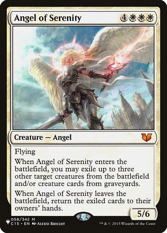 Angel of Serenity (C15) (LIST-058/342) - The List