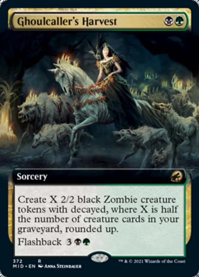 Ghoulcaller's Harvest (Extended Art) (MID-372) - Innistrad: Midnight Hunt: (Extended Art)