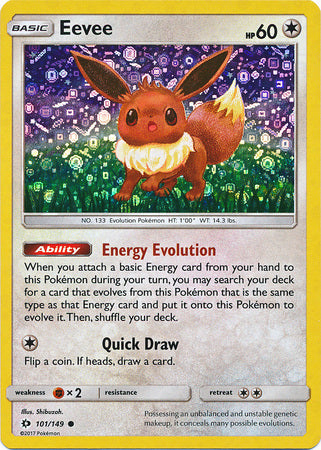 Eevee - 101/149 (General Mills Promo) 101 - Miscellaneous Cards & Products Holofoil