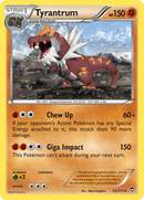 Tyrantrum 62/111 - XY  Furious Fists