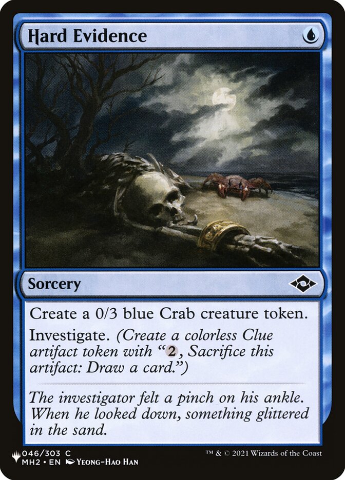Hard Evidence (LIST-046/303) - The List