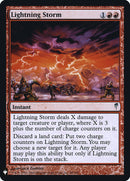 Lightning Storm (LIST-089) - The List Foil