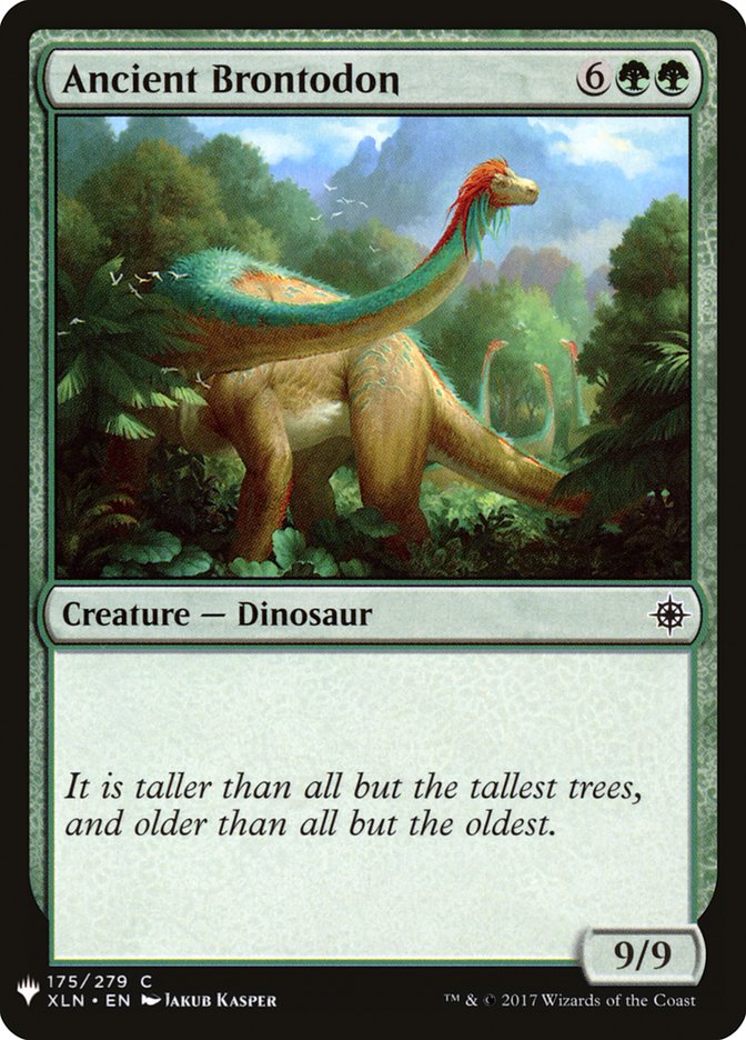 Ancient Brontodon (LIST-175) - The List