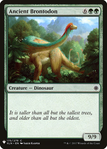 Ancient Brontodon (LIST-175) - The List