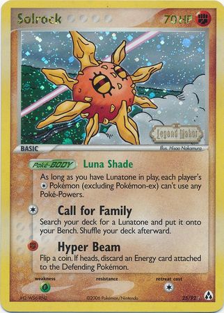 Solrock/92 - Legend Maker Reverse Holofoil