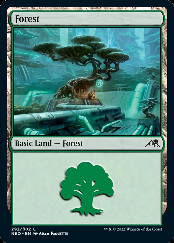 Forest (292) (NEO-292) - Kamigawa: Neon Dynasty