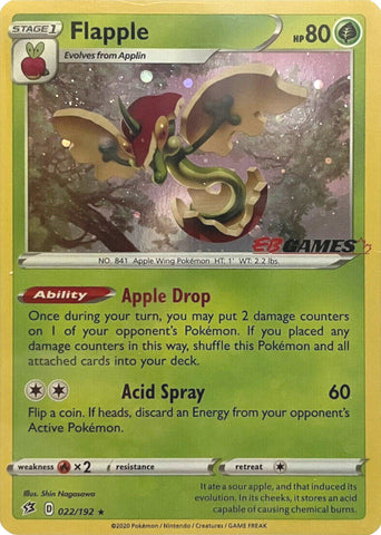 Flapple - 022/192 (EB Games Exclusive) 22 - Miscellaneous Cards & Products Holofoil