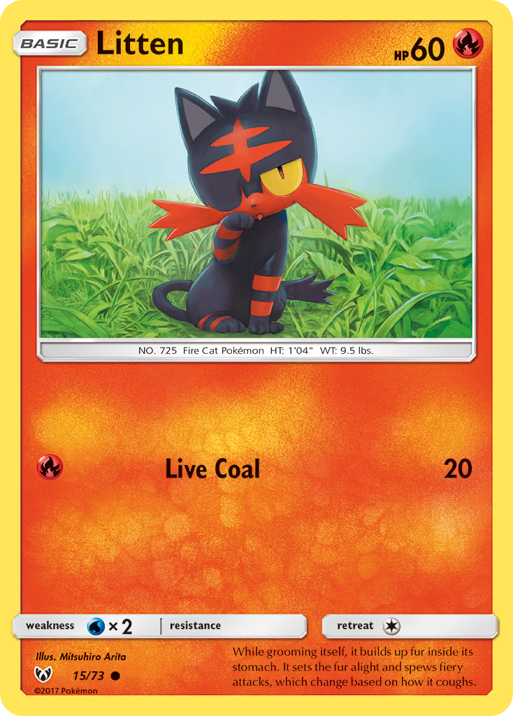 Litten 15/73 - Shining Legends