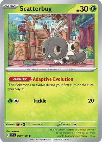 Scatterbug 8 - SV01 Scarlet & Violet Base Set