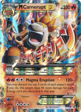 M Camerupt EX - XY198 - Jumbo Cards Holofoil