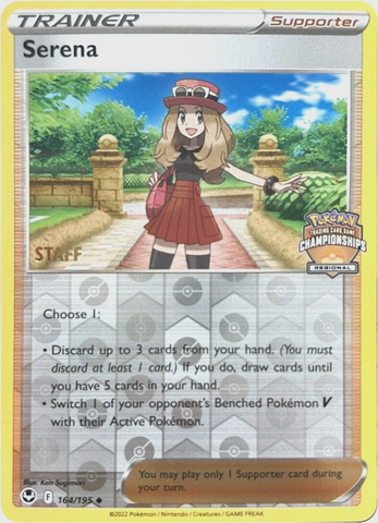 Serena - 164/195 (Regional Championships) [Staff] - League & Championship Cards Reverse Holofoil