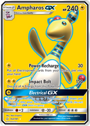 Ampharos GX (Full Art)/181 - SM  Team Up Holofoil