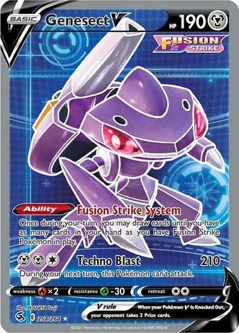 Genesect V (Full Art) 254/264 - SWSH08 Fusion Strike Holofoil