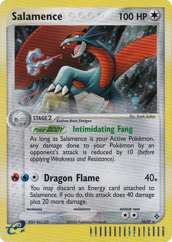 Salamence - 19/97 (e-League) - Nintendo Promos Holofoil