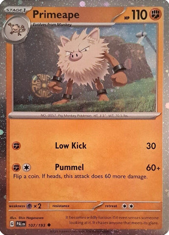 Primeape - 107/193 (Cosmos Holo) 107 - Miscellaneous Cards & Products Holofoil