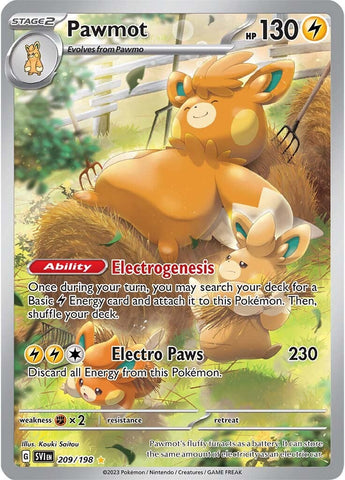 Pawmot - 209/198 209 - SV01 Scarlet & Violet Base Set Holofoil