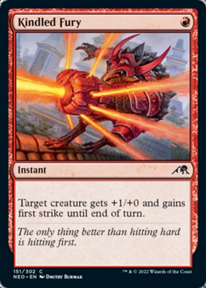 Kindled Fury (NEO-151) - Kamigawa: Neon Dynasty