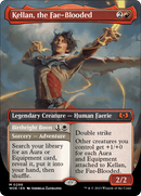 Kellan, the Fae-Blooded (Borderless) (WOE-298) - Wilds of Eldraine (Borderless)