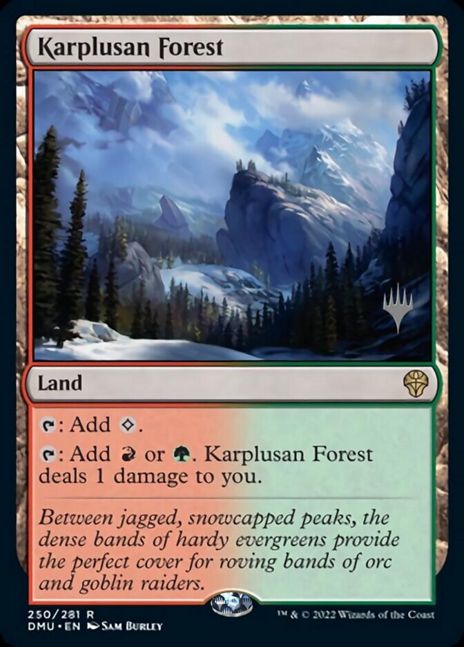 Karplusan Forest (PPDMU-250) - Dominaria United Promos