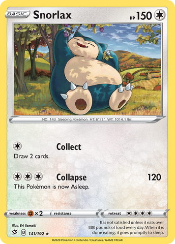 Snorlax - 141/192 (Cosmos Holo) 141 - Miscellaneous Cards & Products Holofoil