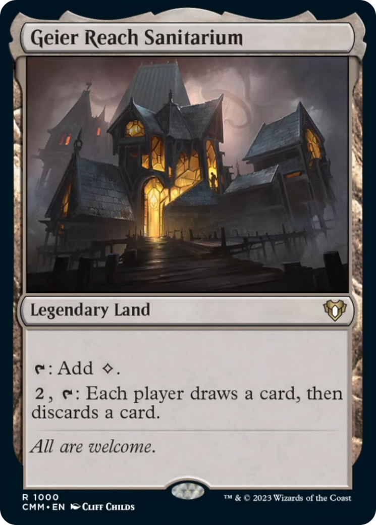 Geier Reach Sanitarium (CMM-1000) - Commander Masters