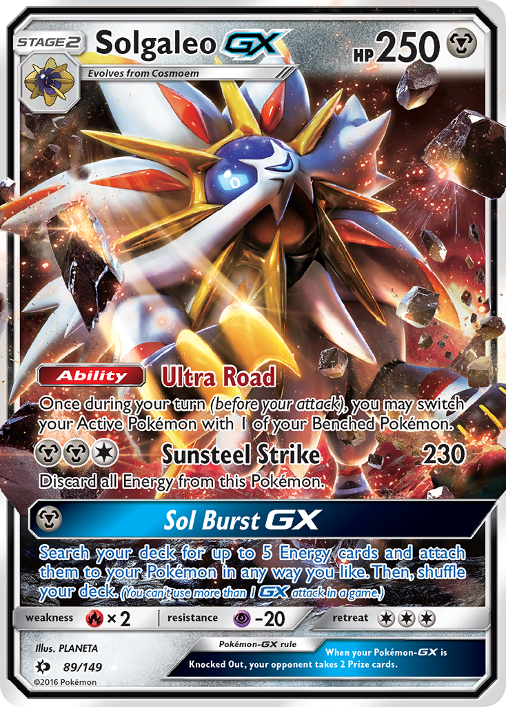 Solgaleo GX 89/149 - SM Base Set Holofoil