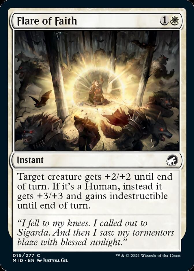 Flare of Faith (MID-019) - Innistrad: Midnight Hunt