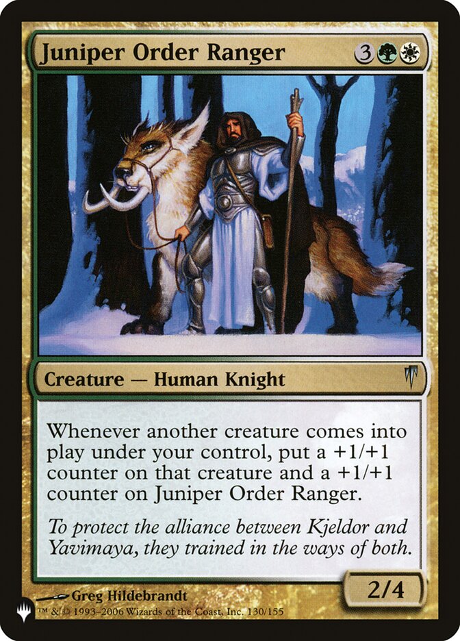 Juniper Order Ranger (LIST-130/155) - The List