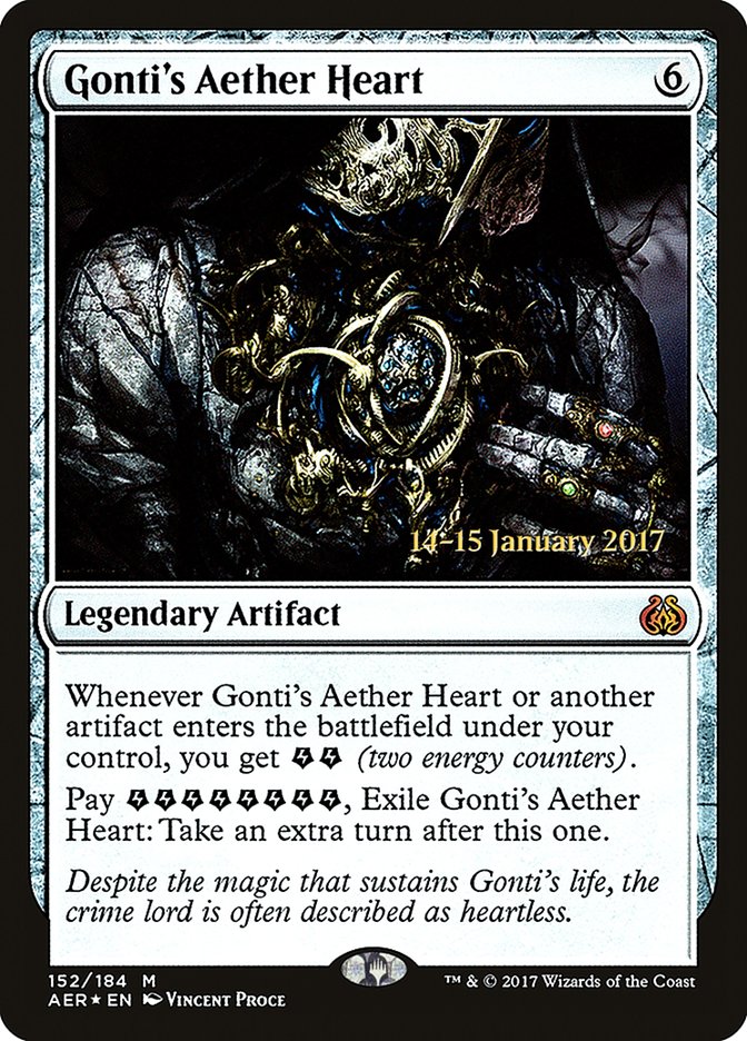 Gonti's Aether Heart (PRE-152) - Aether Revolt Promos Foil