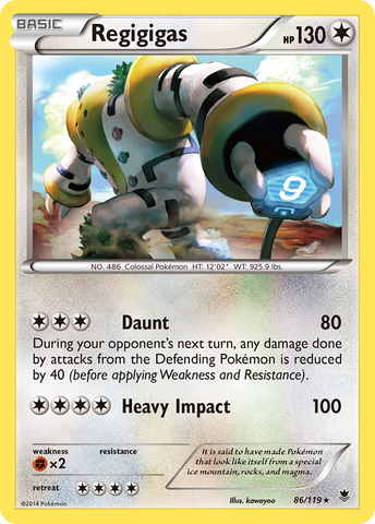 Regigigas/119 - XY  Phantom Forces Holofoil