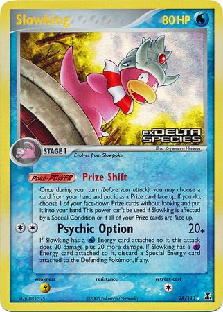 Slowking 28/113 - Delta Species Reverse Holofoil