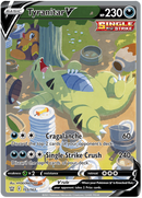 Tyranitar V (Alternate Full Art) 155/163 - SWSH05 Battle Styles Holofoil