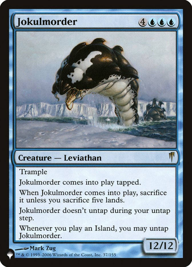 Jokulmorder (LIST-37/155) - The List