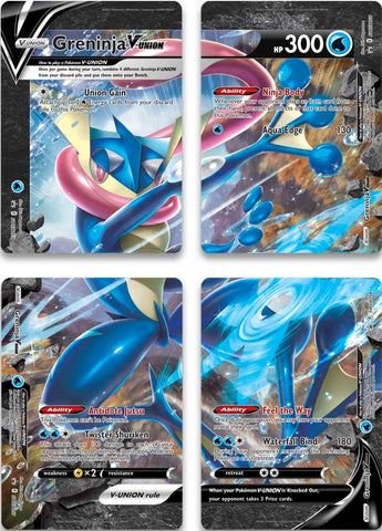 Greninja V-UNION [Set of 4] - SWSH Sword & Shield Promo Cards Holofoil