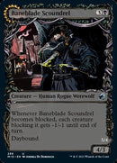 Baneblade Scoundrel (Showcase) (MID-289) - Innistrad: Midnight Hunt: (Showcase, Double Faced Transform)