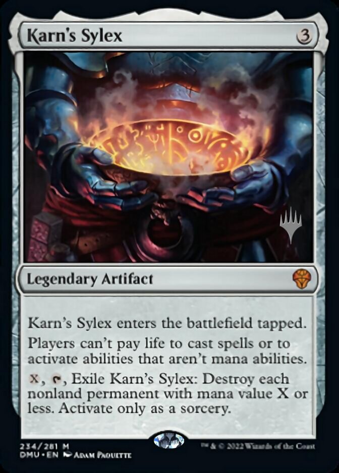Karn's Sylex (PPDMU-234) - Dominaria United Promos