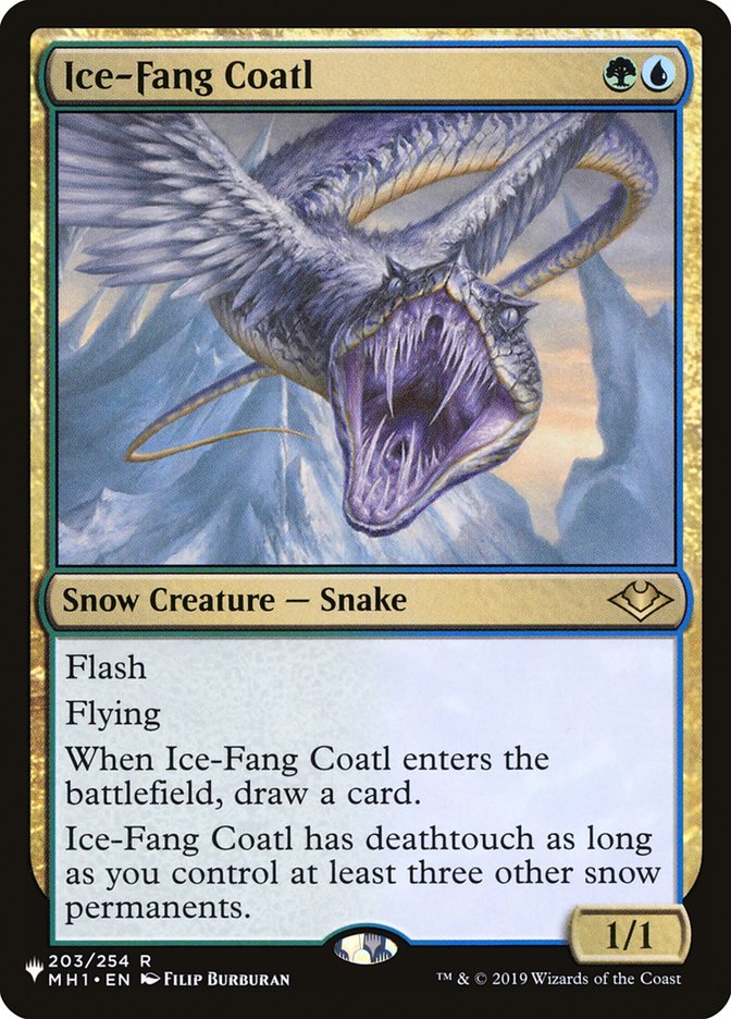 Ice-Fang Coatl (LIST-203/254) - The List