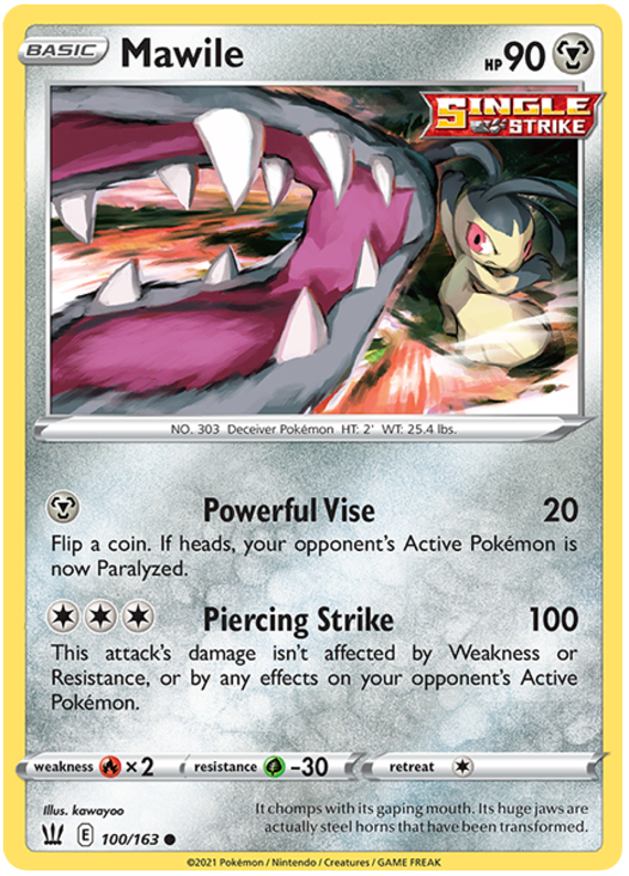 Mawile 100/163 - SWSH05 Battle Styles